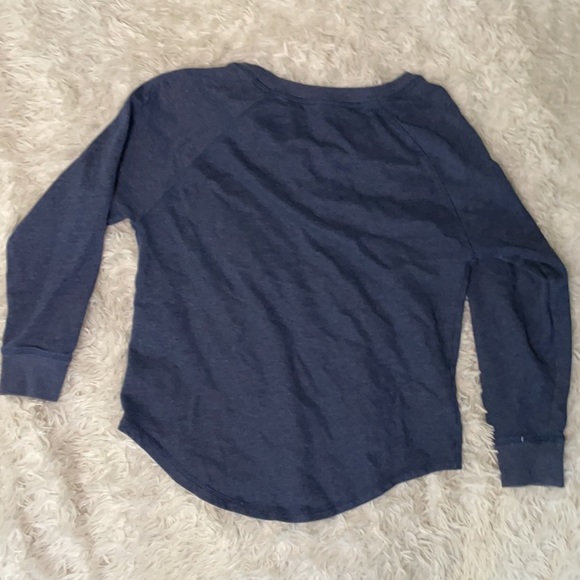Victoria Secret Navy Sweatshirt - Size Small - Picture 2 of 6
